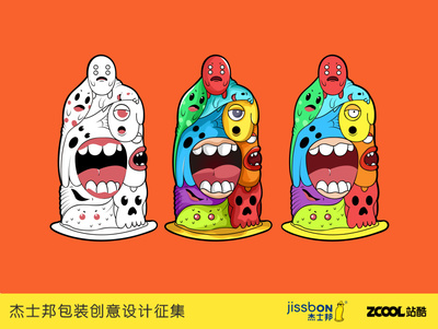 杰士邦創意涂鴉 浪蕩痞子主題原創平面設計